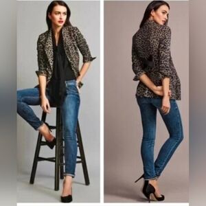 CAbi Leopard Print Blazer